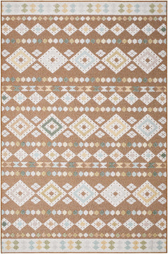 Metta Rust Outdoor Area Rug - Clearance - Ornate Home