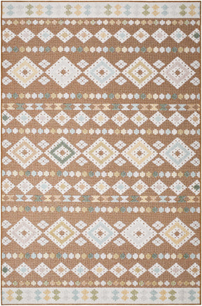 Metta Rust Outdoor Area Rug - Clearance - Ornate Home