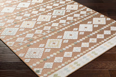 Metta Rust Outdoor Area Rug - Clearance - Ornate Home
