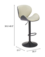 Meyane Gray Barstool - Ornate Home