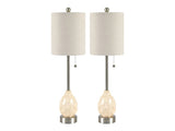 Meyer Cream/Silver Buffet Lamp (Set of 2) - Ornate Home