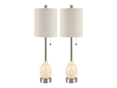 Meyer Cream/Silver Buffet Lamp (Set of 2) - Ornate Home