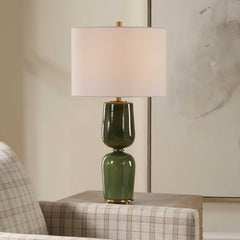 Meyer Green Table Lamp - Ornate Home