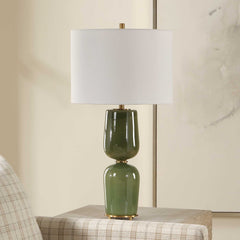 Meyer Green Table Lamp - Ornate Home