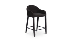 Meyers Black Counter Stool - Ornate Home