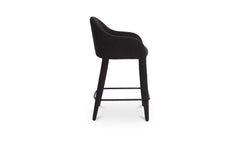 Meyers Black Counter Stool - Ornate Home