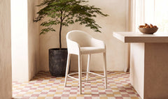 Meyers Off White Counter Stool - Ornate Home