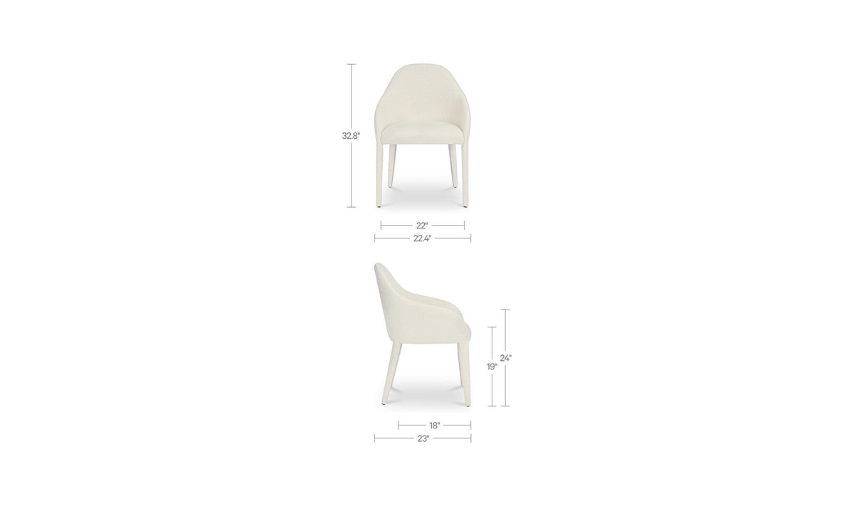 Meyers Off White Dining Chair - Ornate Home