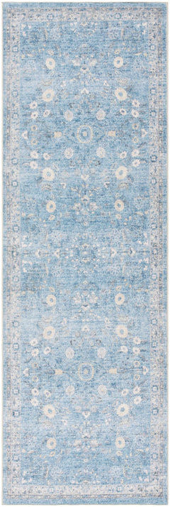 Meyly Blue Washable Area Rug - Ornate Home