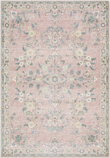Meyly Pink Washable Area Rug - Ornate Home