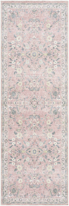 Meyly Pink Washable Area Rug - Ornate Home