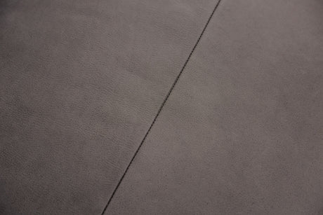 Mezzanotte Gray Real Italian Leather Chair - Ornate Home