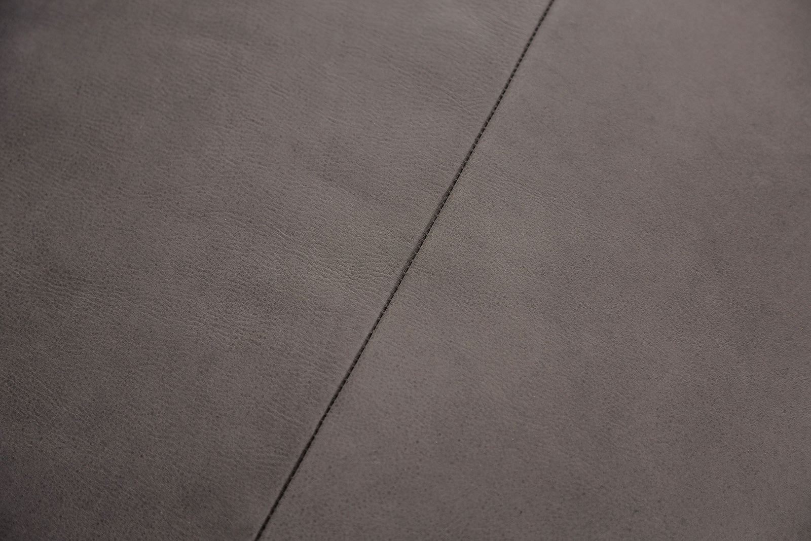 Mezzanotte Gray Real Italian Leather Loveseat - Ornate Home