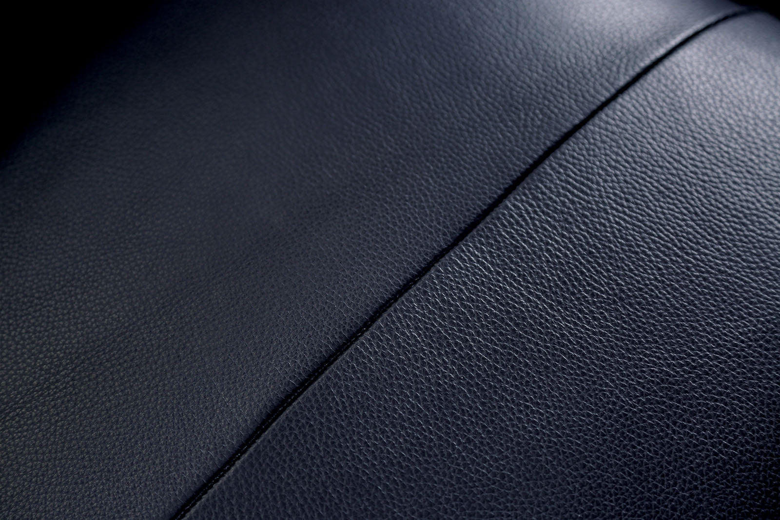 Mezzanotte Midnight Blue Real Italian Leather Chair - Ornate Home