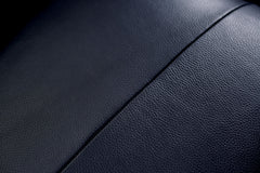 Mezzanotte Midnight Blue Real Italian Leather Chair - Ornate Home