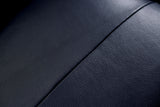 Mezzanotte Midnight Blue Real Italian Leather Sofa & Loveseat - Ornate Home