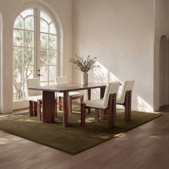 Mia Beige/Cashew Dining Chair (Set of 2) - Ornate Home
