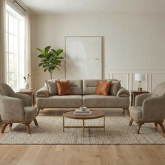Mia Beige Convertible Sofa - Ornate Home