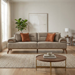 Mia Beige Convertible Sofa - Ornate Home