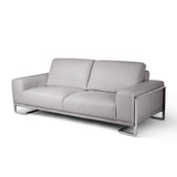 Mia Bella Gianna Light Gray Sofa - Ornate Home