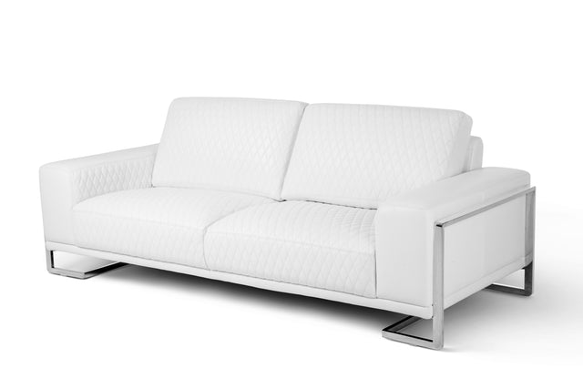 Mia Bella Gianna White Sofa - Ornate Home