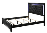 Micah Black LED Panel Bedroom Set - Ornate Home