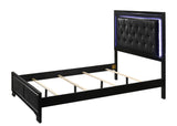 Micah Black LED Youth Panel Bedroom Set - Ornate Home