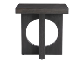 Micah Black Truffle Side Table - Ornate Home