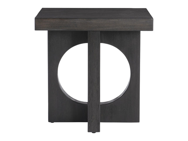 Micah Black Truffle Side Table - Ornate Home