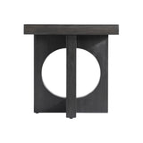 Micah Black Truffle Side Table - Ornate Home