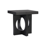 Micah Black Truffle Side Table - Ornate Home