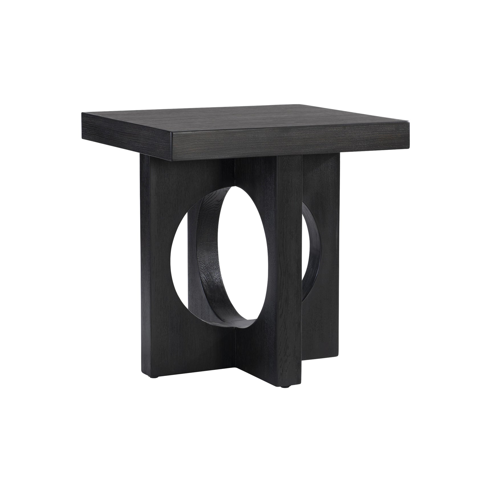 Micah Black Truffle Side Table - Ornate Home