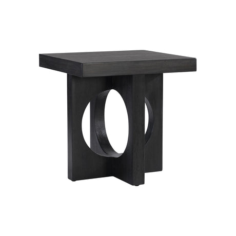 Micah Black Truffle Side Table - Ornate Home