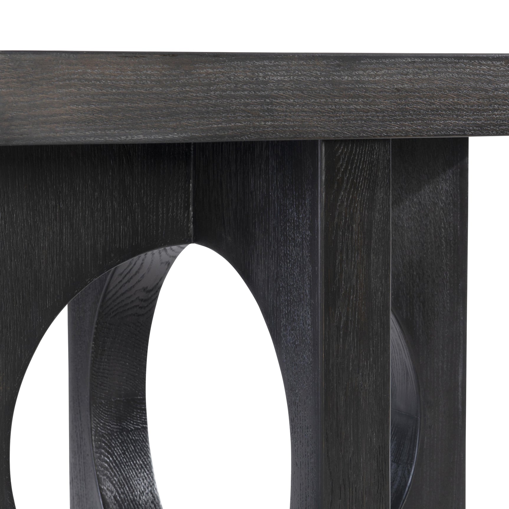Micah Black Truffle Side Table - Ornate Home