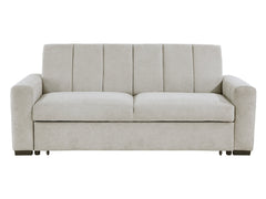 Michah Light Gray Sofa with Pull-Out Bed - Ornate Home