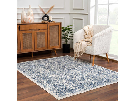 Michie Blue Area Rug - Clearance - Ornate Home