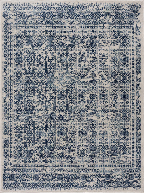 Michie Blue Area Rug - Clearance - Ornate Home