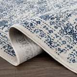 Michie Blue Area Rug - Clearance - Ornate Home
