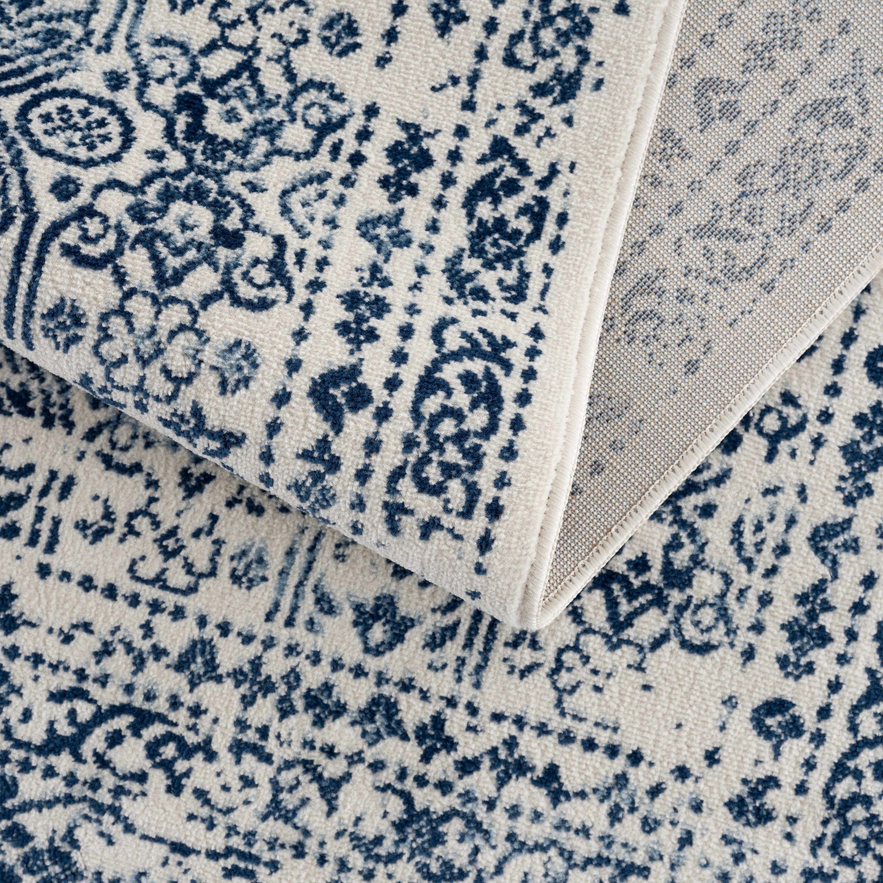 Michie Blue Area Rug - Clearance - Ornate Home