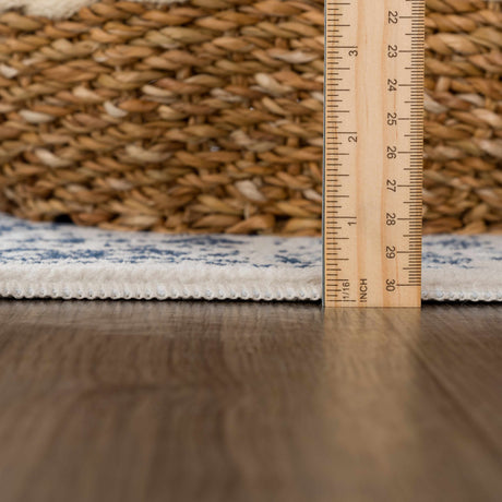 Michie Blue Area Rug - Clearance - Ornate Home