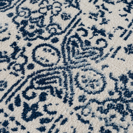 Michie Blue Area Rug - Clearance - Ornate Home