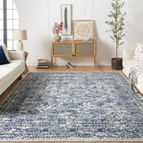 Michie Blue Area Rug - Clearance - Ornate Home
