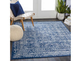 Michie Dark Blue Area Rug - Clearance - Ornate Home