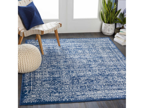 Michie Dark Blue Area Rug - Clearance - Ornate Home