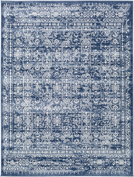 Michie Dark Blue Area Rug - Clearance - Ornate Home