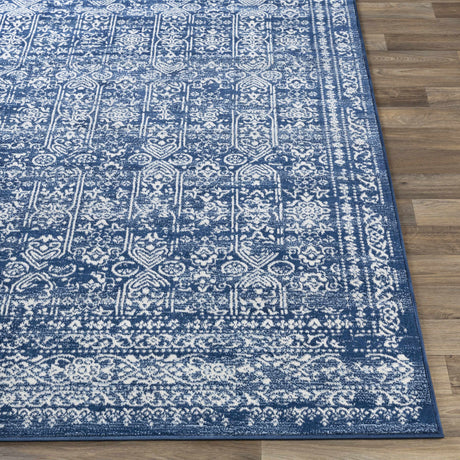 Michie Dark Blue Area Rug - Clearance - Ornate Home