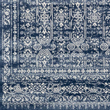 Michie Dark Blue Area Rug - Clearance - Ornate Home