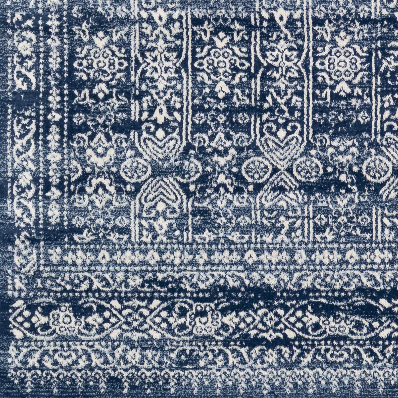 Michie Dark Blue Area Rug - Clearance - Ornate Home