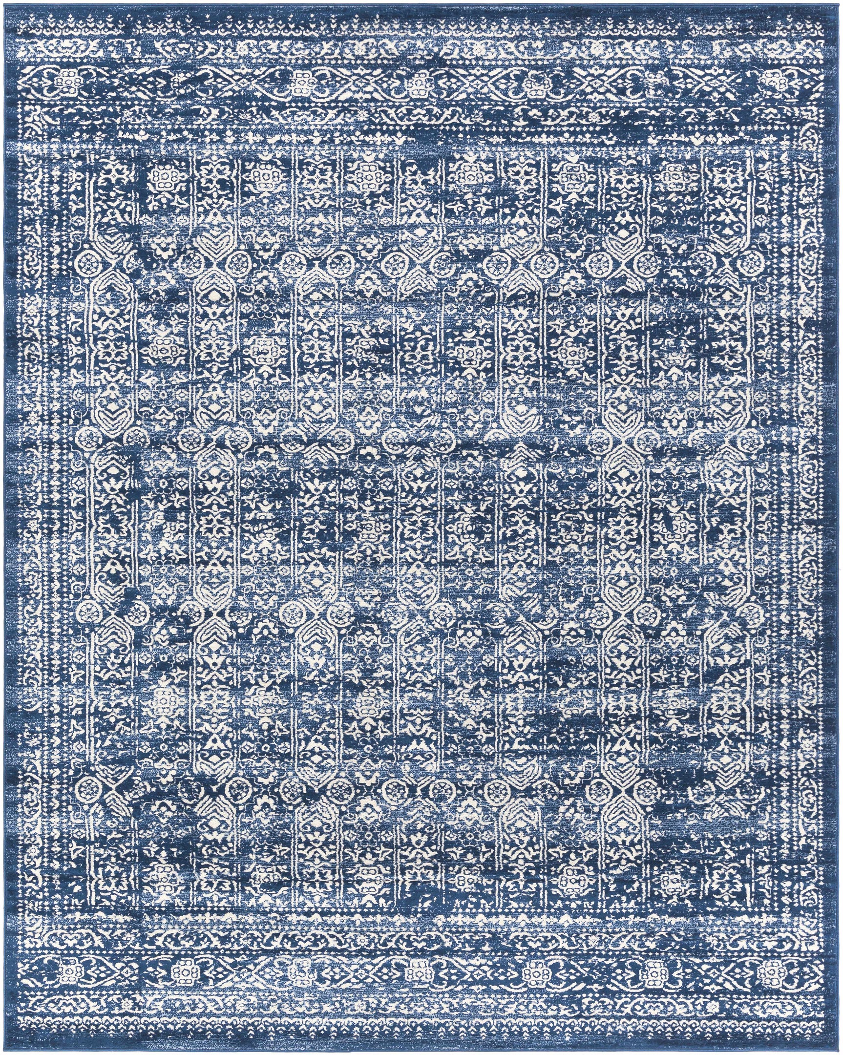 Michie Dark Blue Area Rug - Clearance - Ornate Home