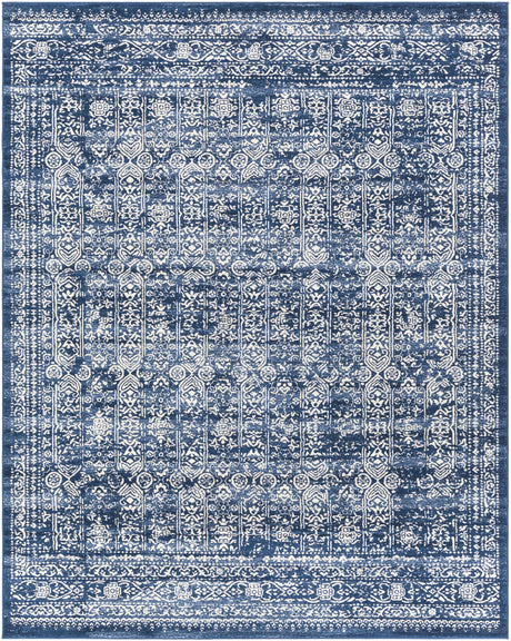 Michie Dark Blue Area Rug - Clearance - Ornate Home